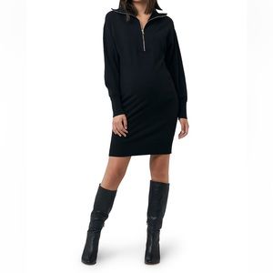 Madewell Ripe Maternity Zip Up Knit Dress COMEEEEE BACK TO THIS